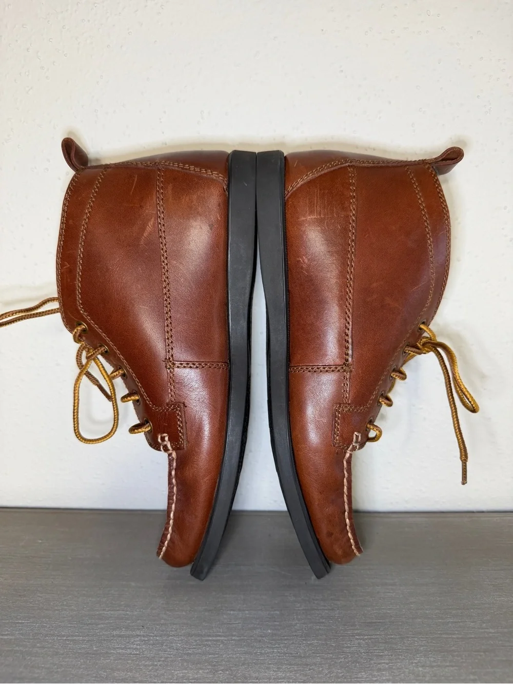Eastland Seneca Boots Mens Size 9 D Brown Leather Chukka Moc Toe Casual 7785-04